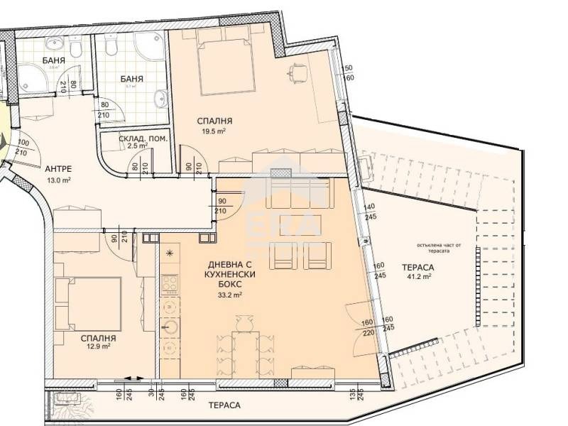 Satılık  2 yatak odası Sofia , Krastova vada , 171 metrekare | 38355616 - görüntü [2]