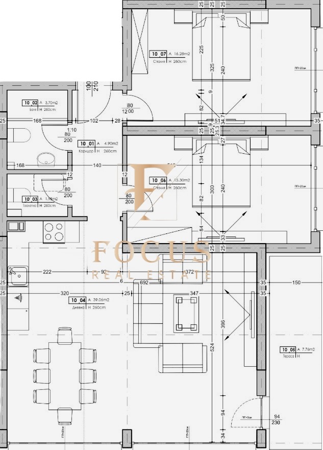 Продава 3-СТАЕН, гр. Пловдив, Захарна фабрика, снимка 3 - Апартаменти - 53983640