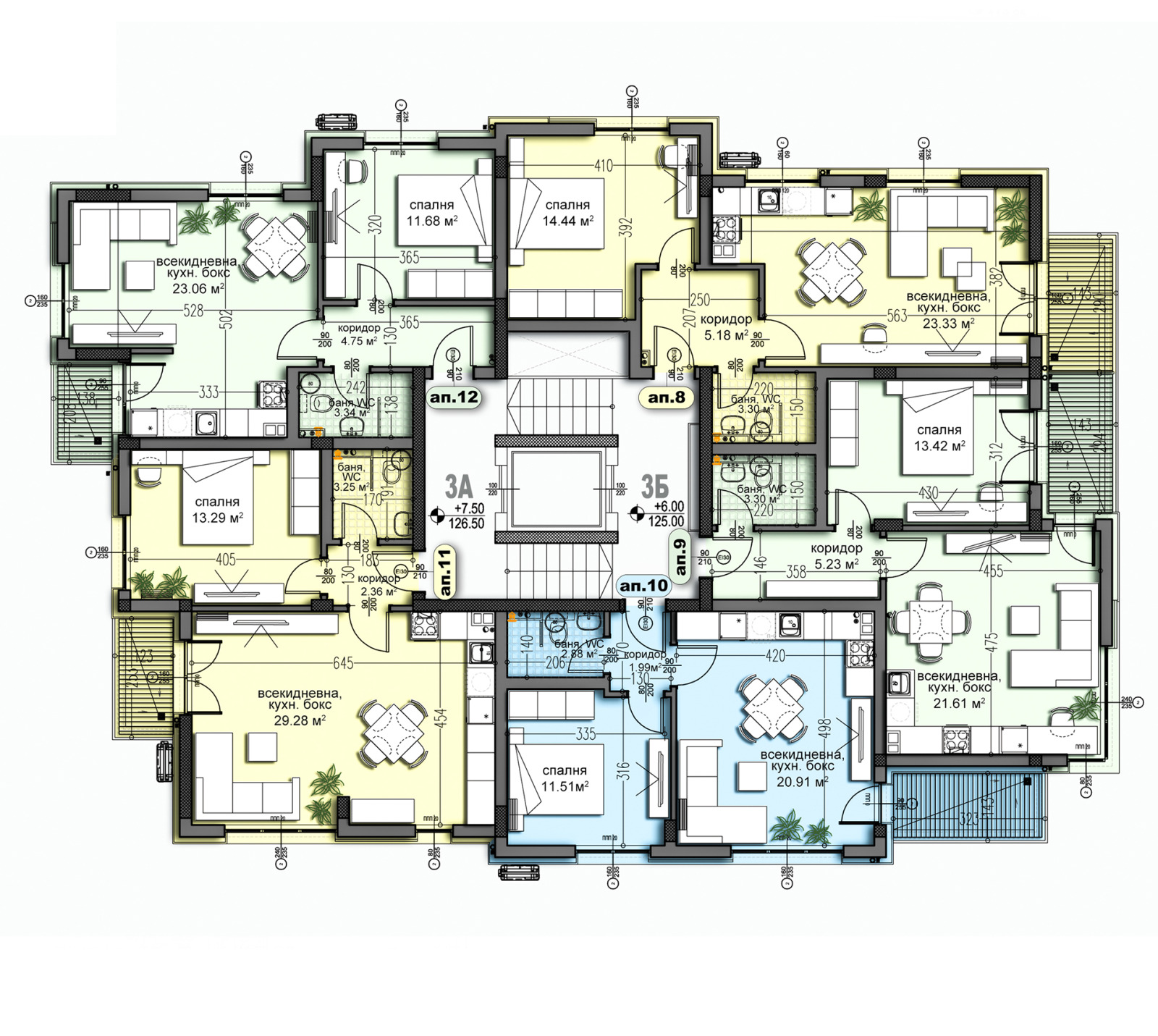 Продава 2-СТАЕН, гр. Варна, Левски 1, снимка 3 - Апартаменти - 54888390