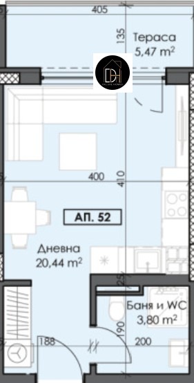 Продава 1-СТАЕН, гр. Пловдив, Тракия