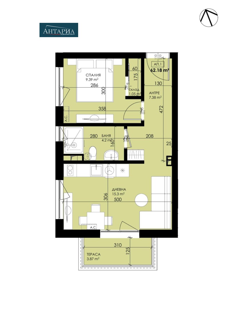 Продава 2-СТАЕН, гр. Созопол, област Бургас, снимка 2 - Апартаменти - 53033259