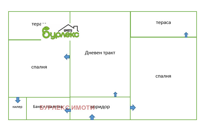 Продаја  2 спаваће собе Варна , Лјатно кино Тракија , 85 м2 | 68622905 - слика [3]