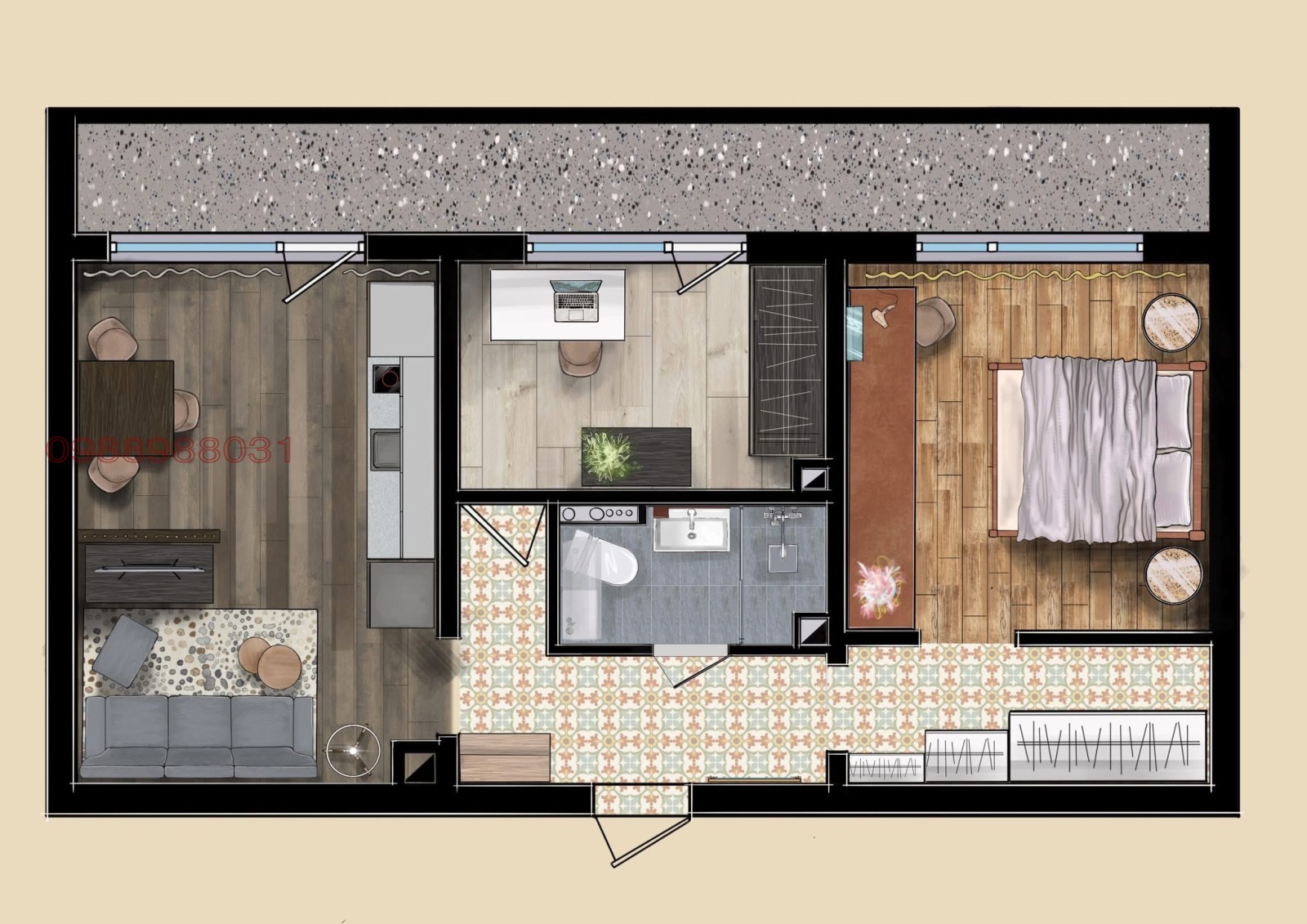 Продава 3-СТАЕН, гр. Добрич, Христо Ботев, снимка 8 - Апартаменти - 53781774