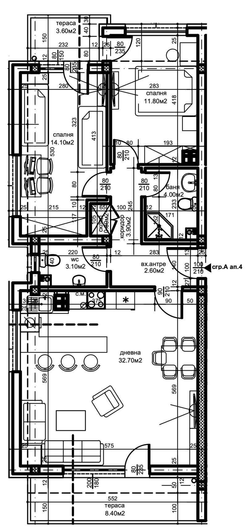 Продава  3-стаен град Пловдив , Беломорски , 113 кв.м | 44501952 - изображение [2]