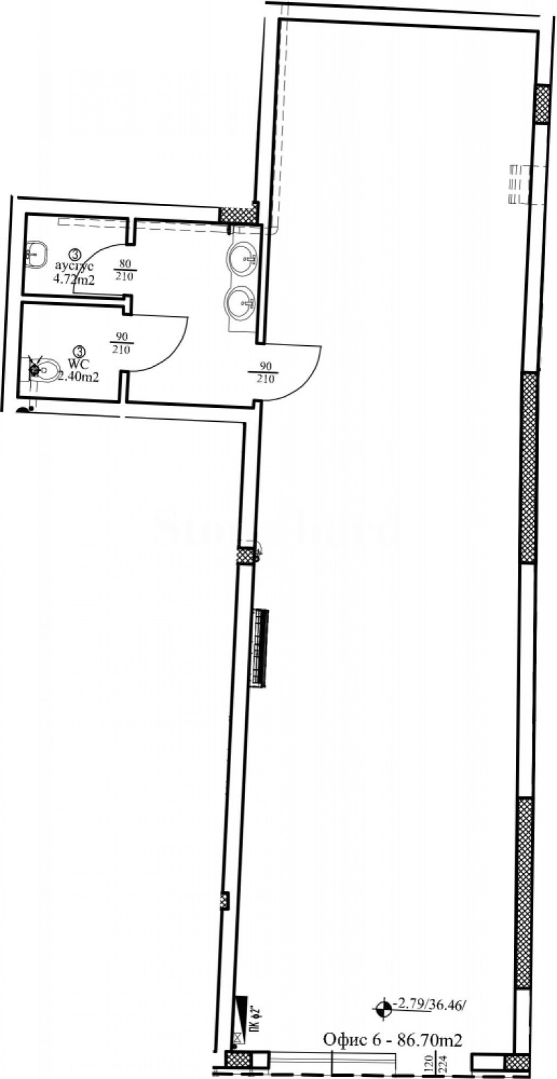 Til salgs  Kontor Varna , Tsentar , 98 kvm | 96303306 - bilde [2]