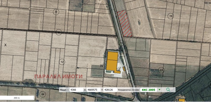 Продава ЗЕМЕДЕЛСКА ЗЕМЯ, с. Костиево, област Пловдив