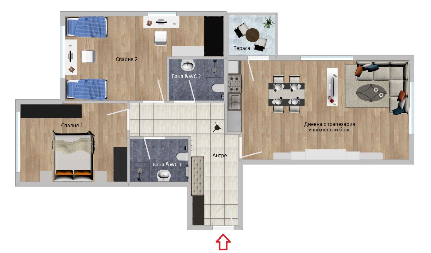 Продава 3-СТАЕН, гр. София, Овча купел 2, снимка 2 - Апартаменти - 54289269