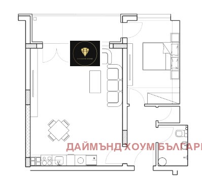 На продаж  1 спальня Пловдив , Младежки Хълм , 79 кв.м | 60868960 - зображення [2]