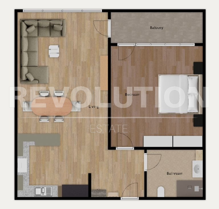 In vendita  1 camera da letto Sofia , Liulin 9 , 60 mq | 53771937 - Immagine [6]