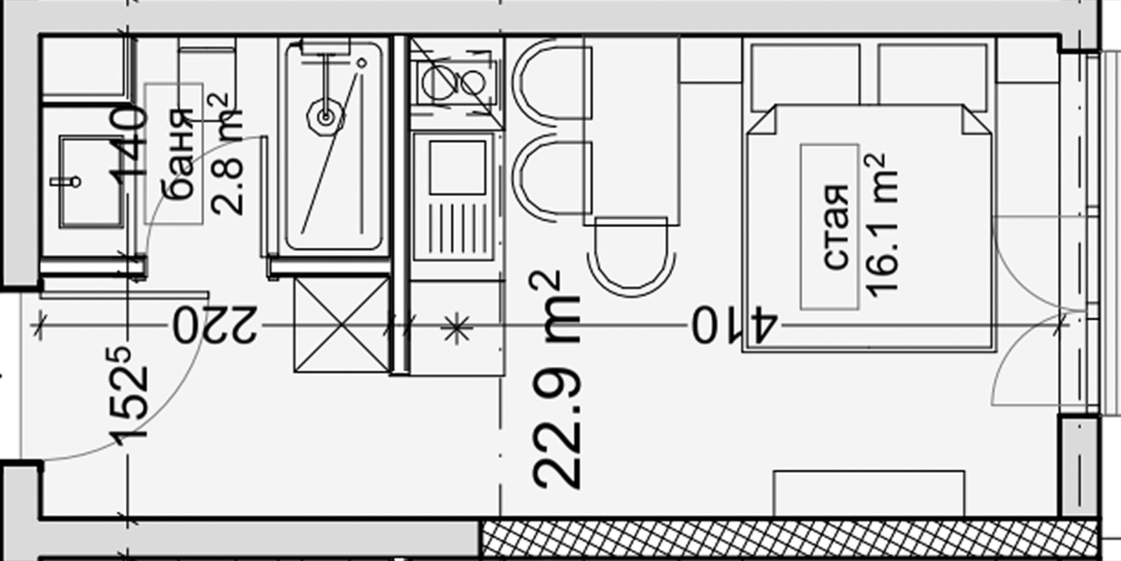 Продава 1-СТАЕН, гр. Варна, Владислав Варненчик 1, снимка 2 - Апартаменти - 52379629