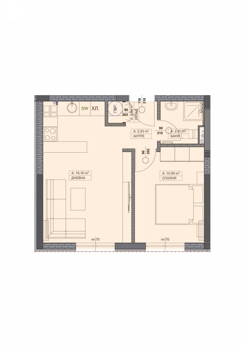 Продава 2-СТАЕН, гр. София, Надежда 3, снимка 4 - Апартаменти - 54847405