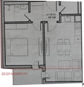 1 bedroom Zona B-18, Sofia 1