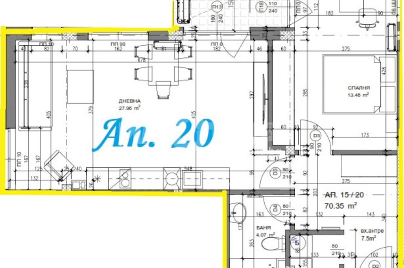 Na prodej  1 ložnice Sofia , Ljulin - centar , 94 m2 | 38117442 - obraz [3]