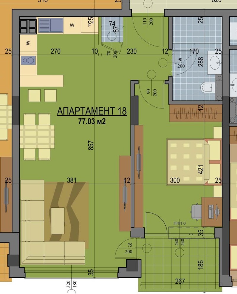 De vânzare  1 dormitor Sofia , Banișora , 77 mp | 38042508 - imagine [5]