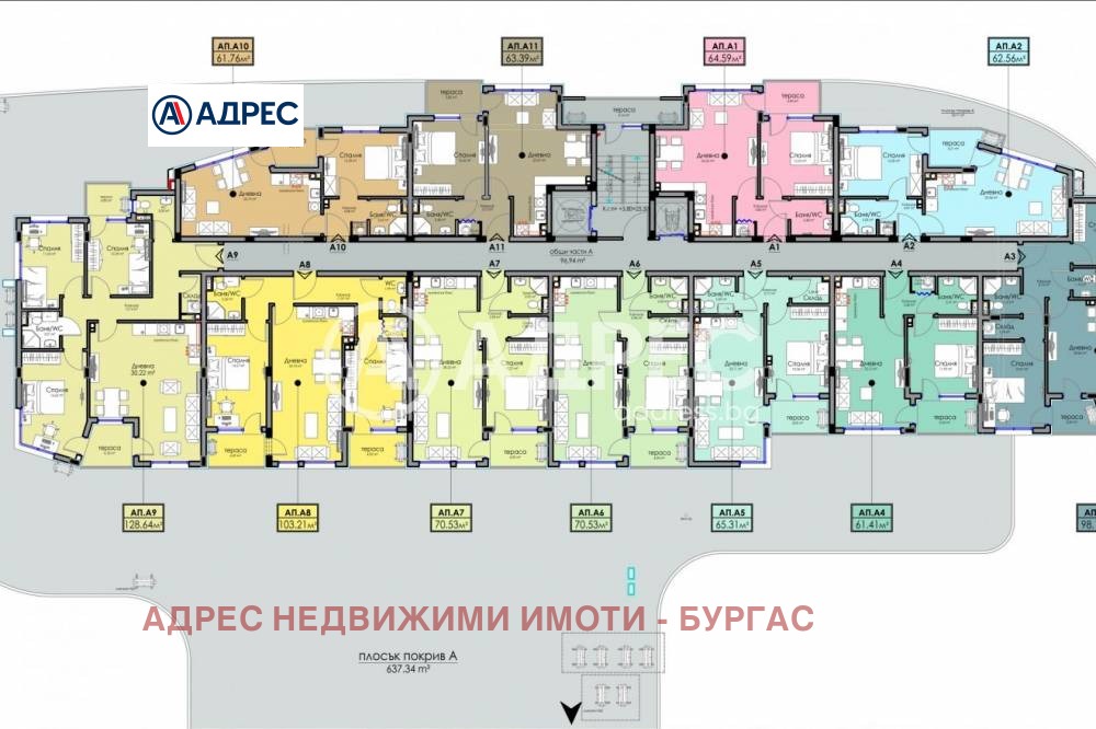 Продава 3-СТАЕН, гр. Бургас, област Бургас, снимка 3 - Апартаменти - 53793950