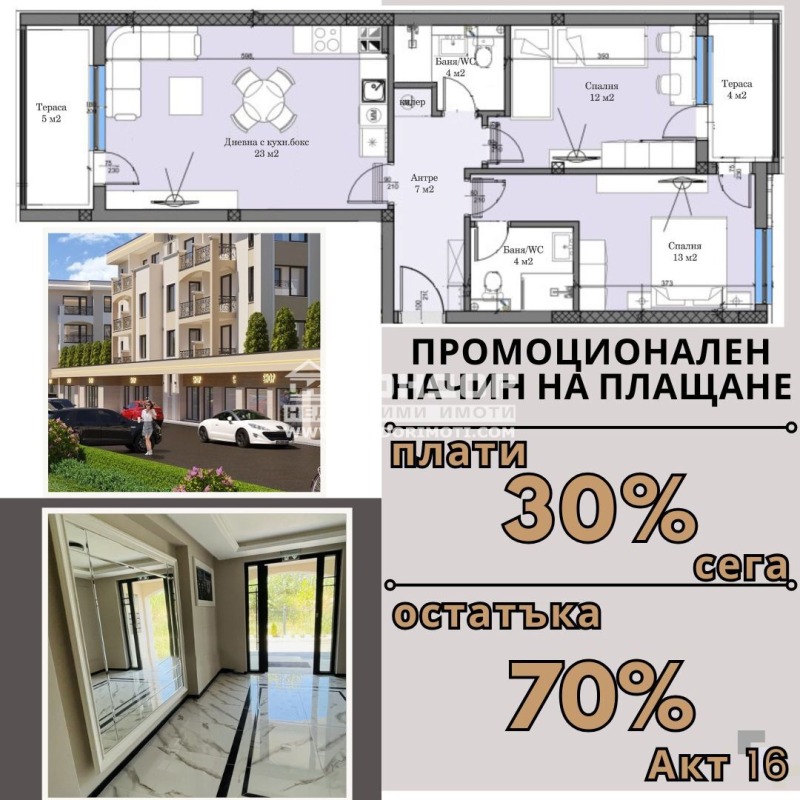 Продава  3-стаен град Пловдив , Кършияка , 98 кв.м | 54259735