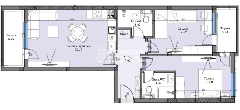 Продава  3-стаен град Пловдив , Кършияка , 98 кв.м | 54259735 - изображение [2]
