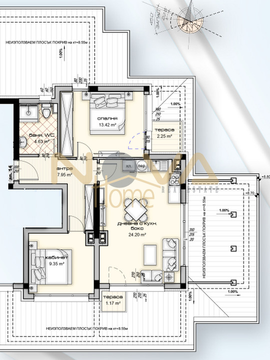 Продава 3-СТАЕН, гр. Варна, Изгрев, снимка 4 - Апартаменти - 54751389