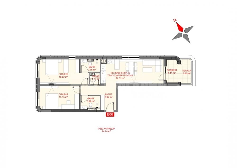 Продава 3-СТАЕН, гр. София, Манастирски ливади, снимка 4 - Апартаменти - 55810918