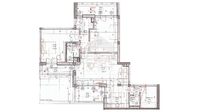 Te koop  2 slaapkamers Sofia , v.z.Kinotsentara , 129 m² | 97348243 - afbeelding [7]