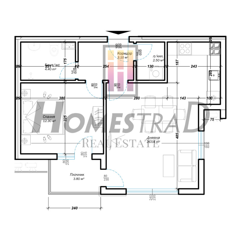 Продава 2-СТАЕН, гр. Варна, Изгрев, снимка 2 - Aпартаменти - 48155484