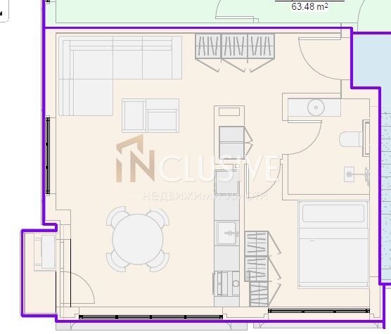 Satılık  1 yatak odası Varna , Centar , 73 metrekare | 83508647
