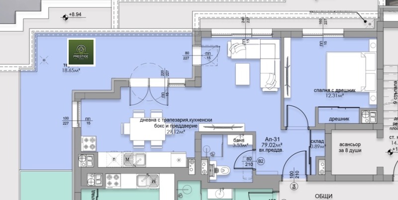 Продается  1 спальня София , Малинова долина , 96 кв.м | 22274341 - изображение [4]