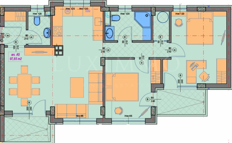 Продава 3-СТАЕН, гр. София, Манастирски ливади, снимка 2 - Апартаменти - 53010271