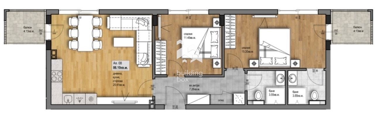 Продава 3-СТАЕН, гр. Пловдив, Христо Смирненски, снимка 9 - Апартаменти - 53650943