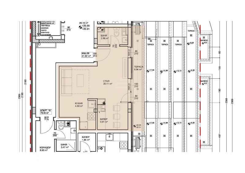 Продава 1-СТАЕН, гр. Варна, Левски 1, снимка 2 - Апартаменти - 53139055
