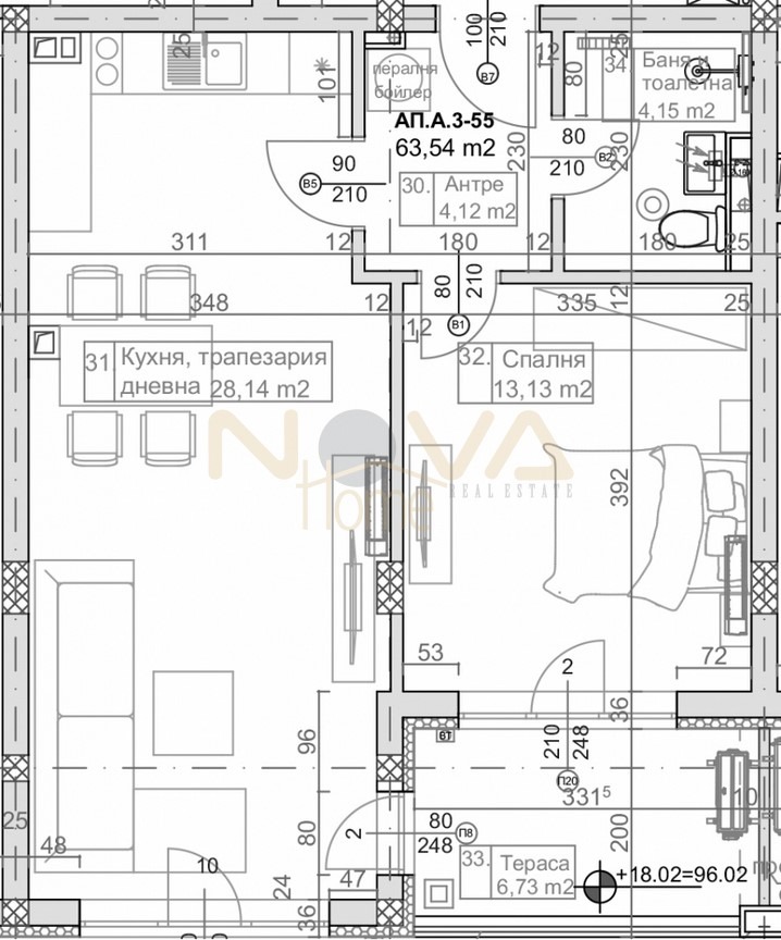 Продава 1-СТАЕН, гр. Варна, к.к. Слънчев ден, снимка 7 - Aпартаменти - 48919703