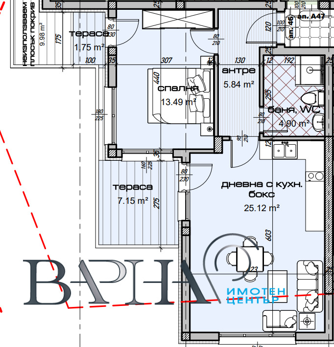 Na prodej  1 ložnice Varna , Cveten kvartal , 82 m2 | 95904358 - obraz [3]