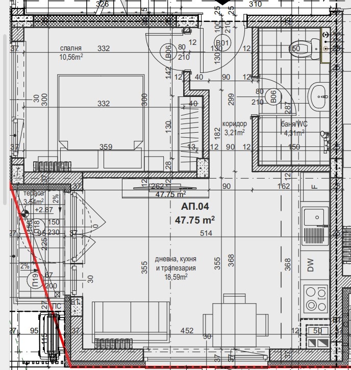 Продава 2-СТАЕН, гр. Варна, Галата