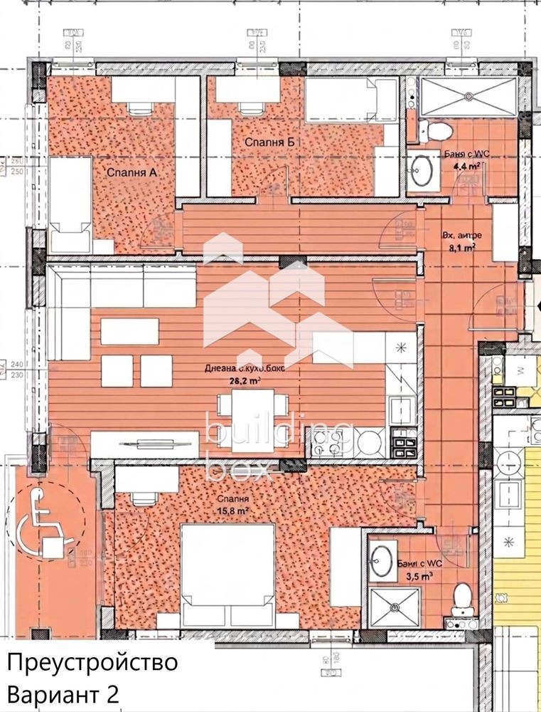 Продава 3-СТАЕН, гр. Пловдив, Остромила, снимка 4 - Апартаменти - 55706753
