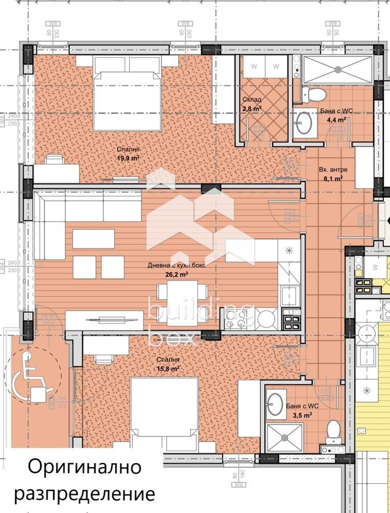 Продава 3-СТАЕН, гр. Пловдив, Остромила, снимка 2 - Апартаменти - 55706753