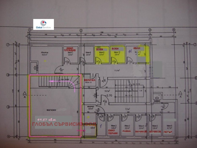 Продава ОФИС, гр. София, Банишора, снимка 3 - Офиси - 49566032