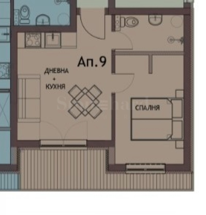 Продава 2-СТАЕН, гр. Созопол, област Бургас, снимка 2 - Апартаменти - 53107553