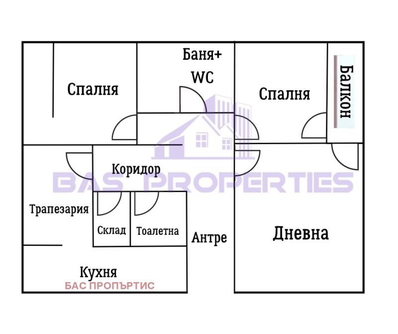 Продава 3-СТАЕН, гр. София, Банишора, снимка 2 - Aпартаменти - 47507846