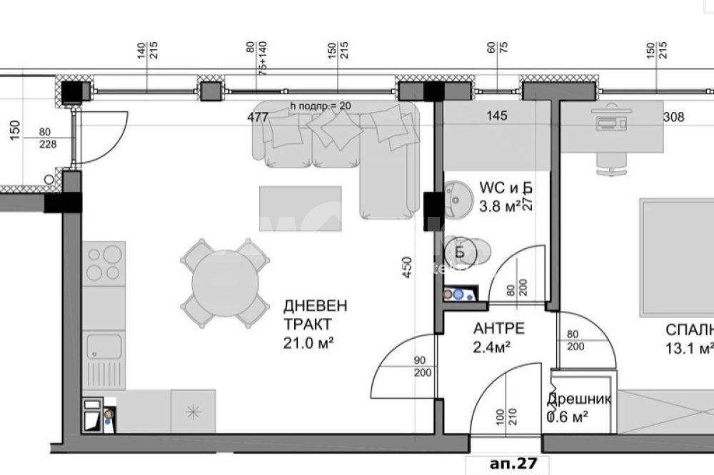 Продава 2-СТАЕН, гр. Варна, Владислав Варненчик 1, снимка 10 - Апартаменти - 53073570