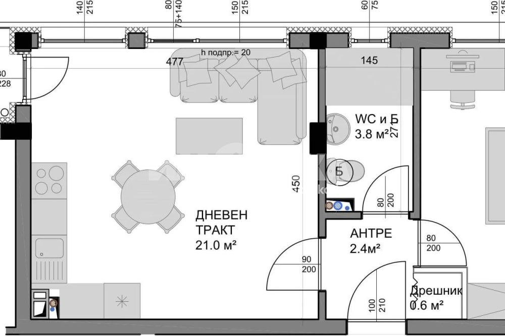 Продава 2-СТАЕН, гр. Варна, Владислав Варненчик 1, снимка 9 - Апартаменти - 53073570