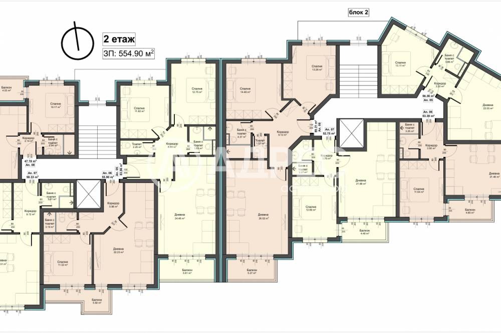 Продава 2-СТАЕН, гр. Варна, Аспарухово, снимка 3 - Апартаменти - 54462374