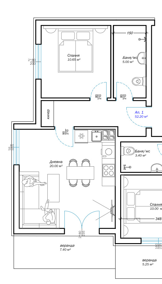 Продава 2-СТАЕН, гр. Варна, Възраждане 3, снимка 4 - Aпартаменти - 49162120