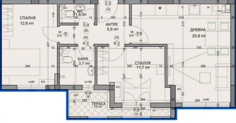Продава 3-СТАЕН, гр. Пловдив, Христо Смирненски, снимка 7 - Апартаменти - 53113027