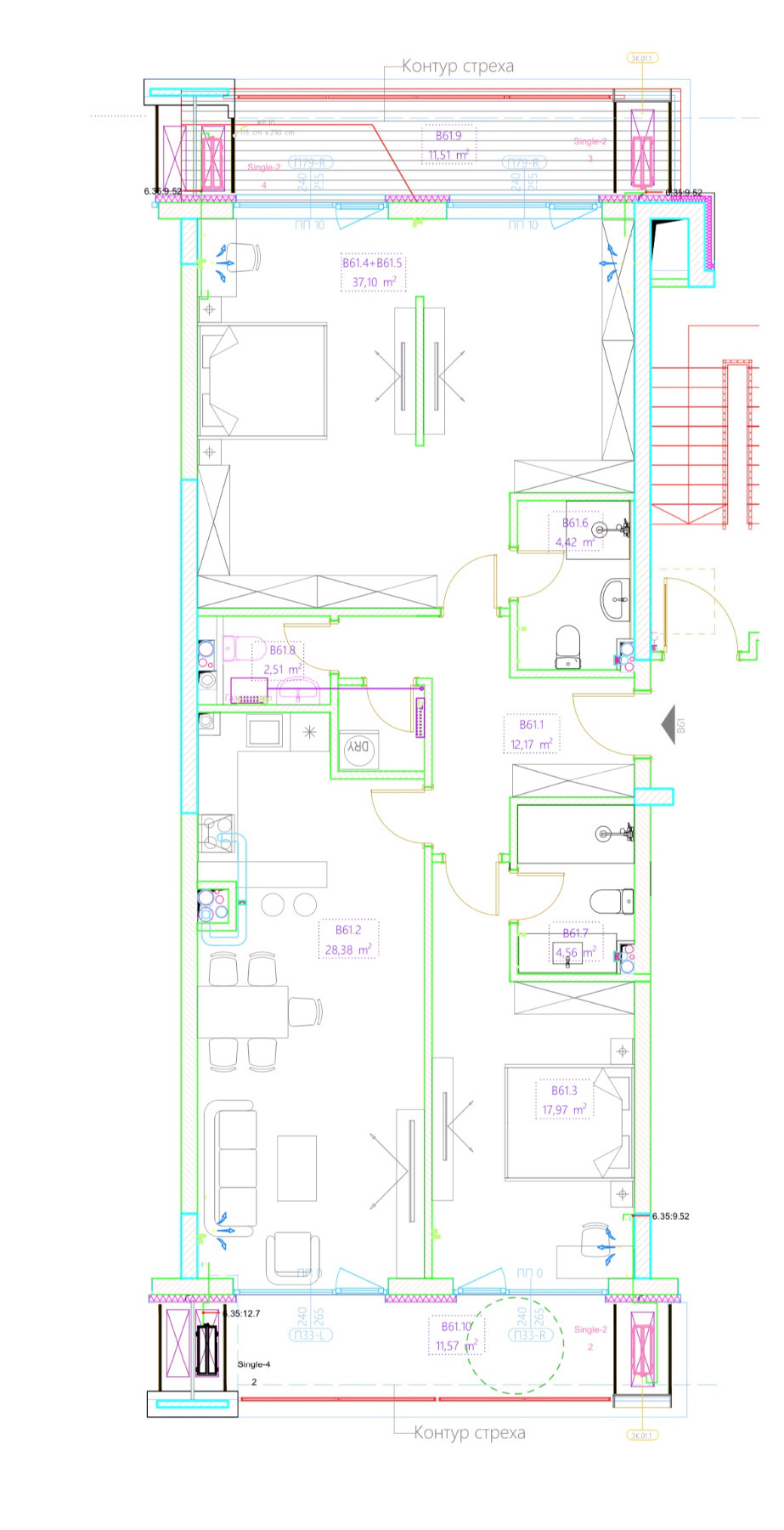 Продава 4-СТАЕН, гр. София, Кръстова вада, снимка 2 - Апартаменти - 52859053