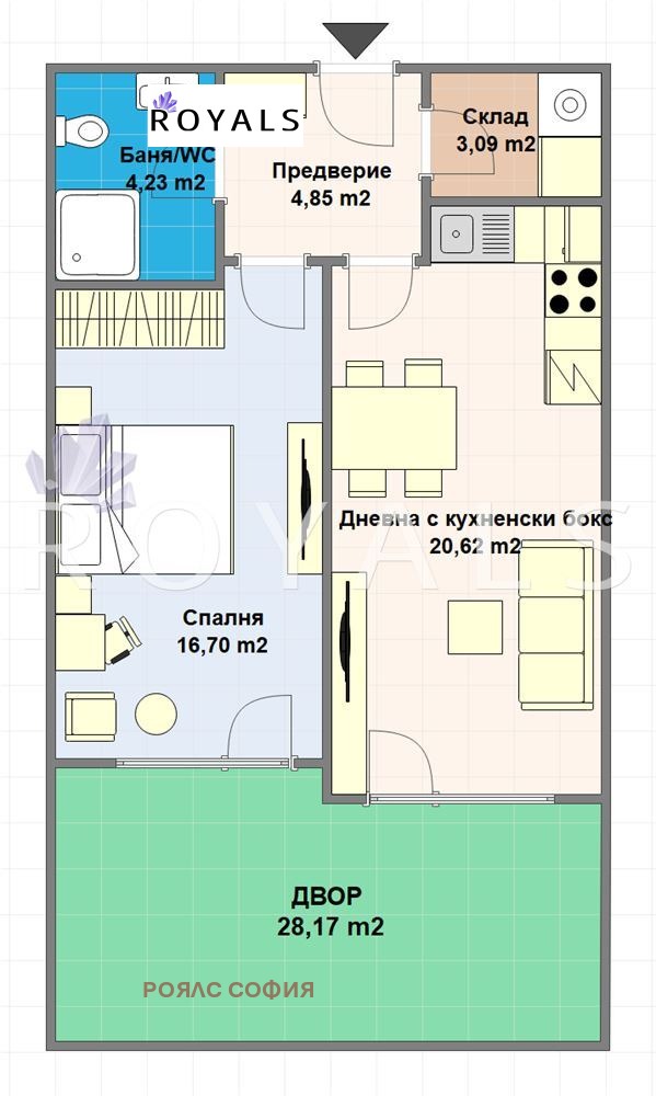 Продава  2-стаен град София , Малинова долина , 67 кв.м | 72814932