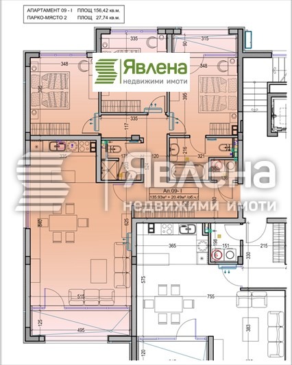 Myytävänä  3 makuuhuonetta Sofia , Dragalevtsi , 156 neliömetriä | 15516425 - kuva [10]