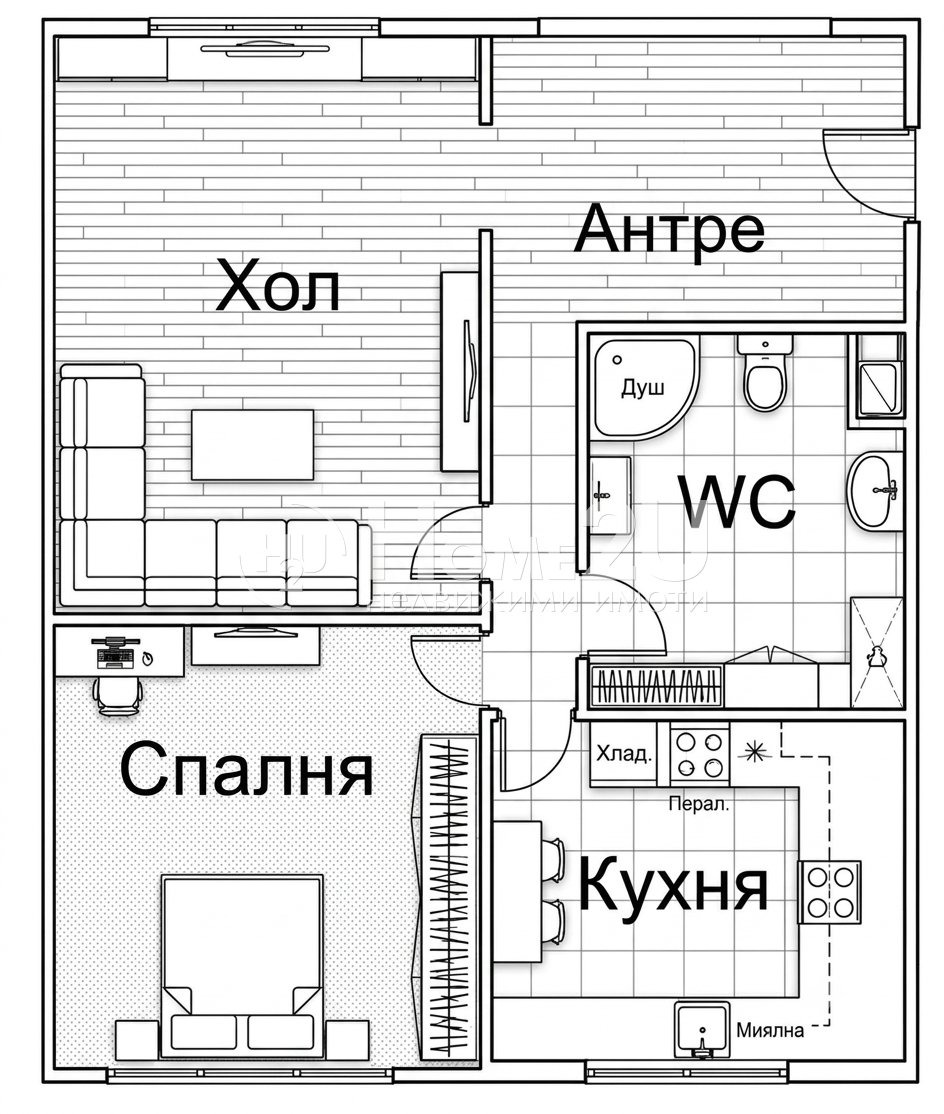 Продава 2-СТАЕН, гр. София, Левски Г