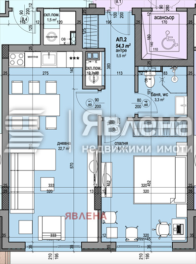 Продава 2-СТАЕН, гр. София, Разсадника, снимка 1 - Aпартаменти - 49069048