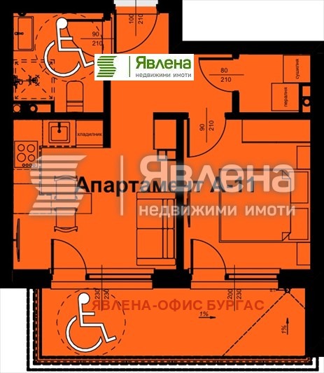 Satılık  1 yatak odası bölge Burgaz , Pomorie , 57 metrekare | 20022492 - görüntü [4]