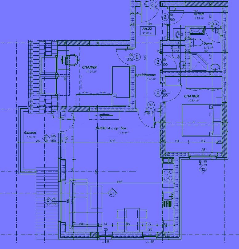 Продава  3-стаен град София , Дружба 1 , 110 кв.м | 68291236 - изображение [2]